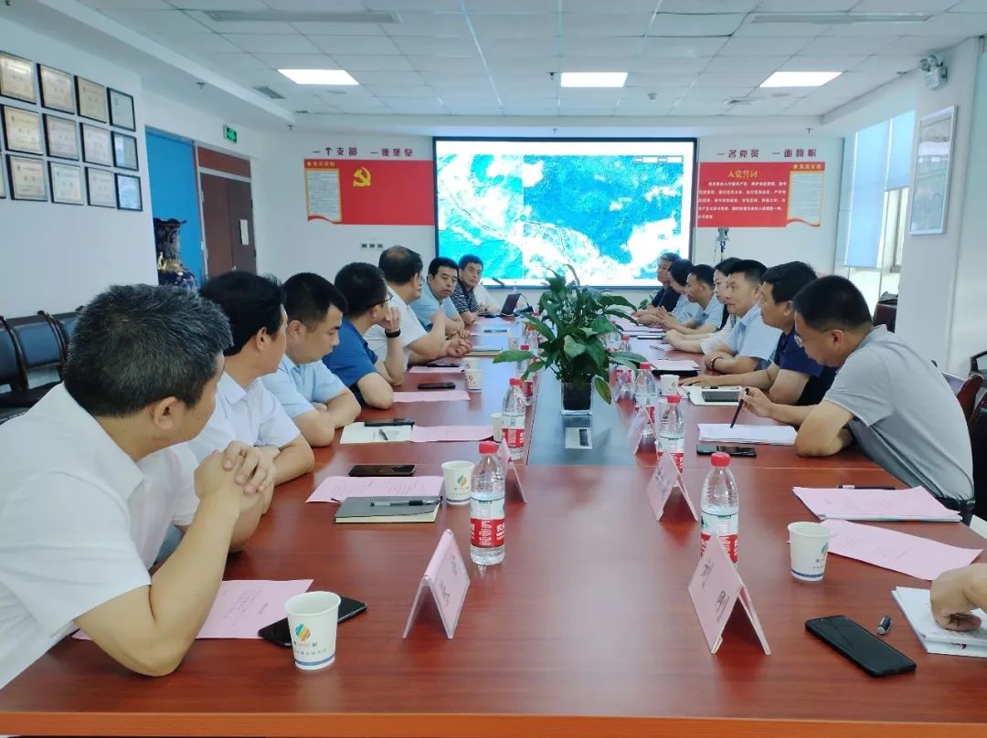 渭南市自然资源和规划局副总督察杜任升一行到集团调研交流