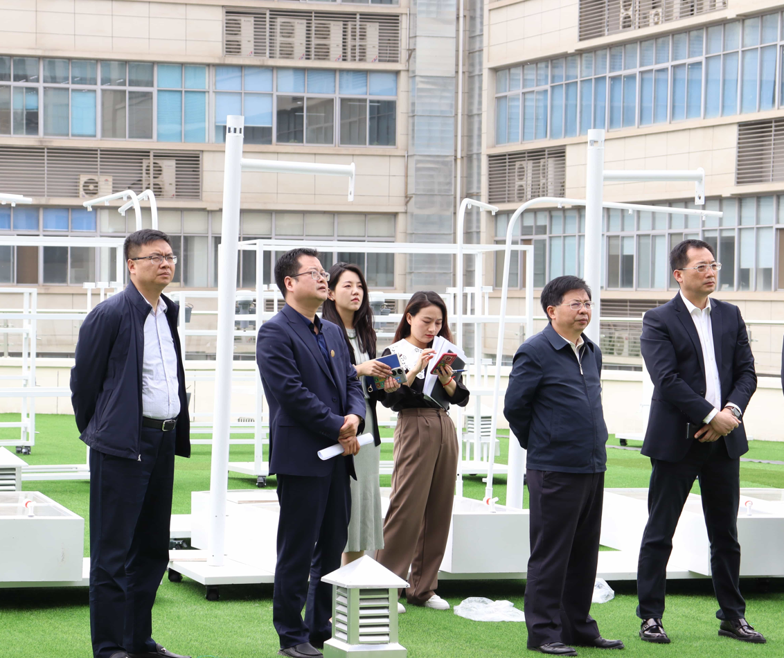 航天基地管委会领导到捷达测控公司考察调研