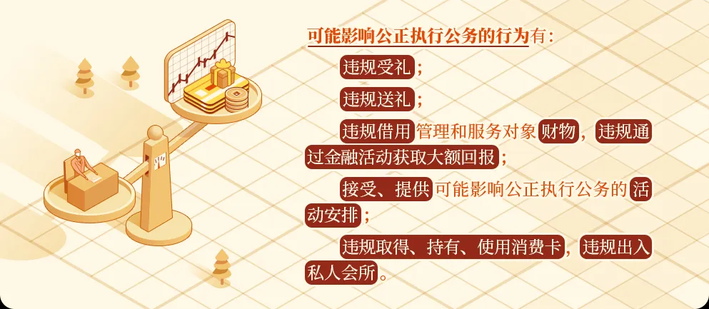 党纪学习十分钟 | 这些行为可能影响公正执行公务